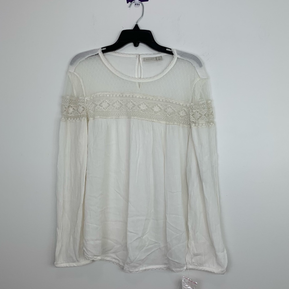 Hinge ivory blouse